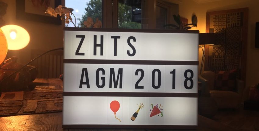 ZHTS Annual Meeting Sat 7th July 2018